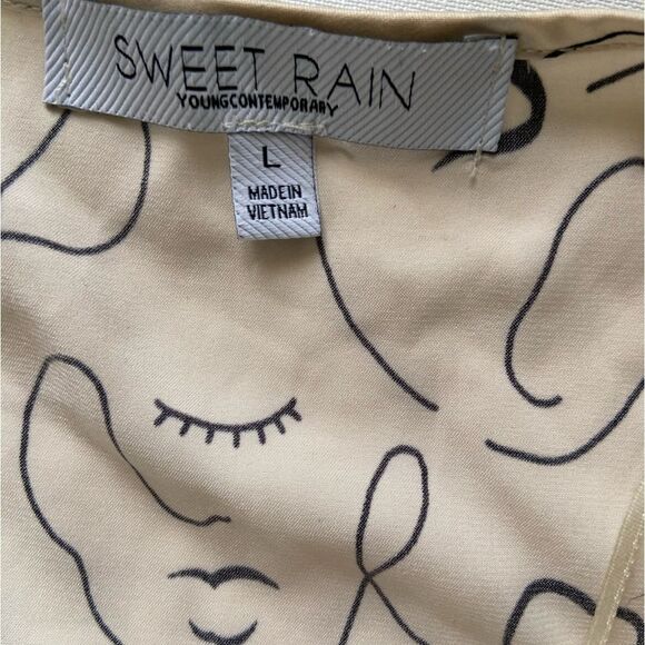 SWEET RAIN blouse size L - Picture 4 of 4